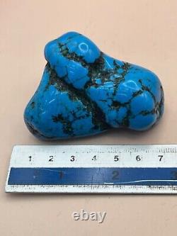 Wonderful Old Arizona High Great Natural Blue Turquoise Stone piece