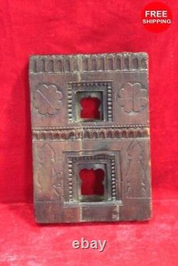 Wooden Wall Frame Old Vintage Antique Carved Decorative Collectible BC-58