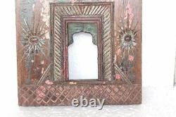 Wooden Wall Frame Old Vintage Antique Rare Carved Decorative Collectible PF-37