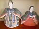 Wooden old Hina dolls (41cm) Hina dolls Dairi Hina Pair of items Antiques