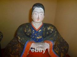 Wooden old Hina dolls (41cm) Hina dolls Dairi Hina Pair of items Antiques